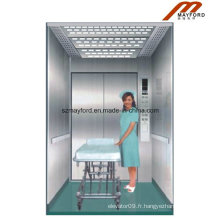 Ascenseur sans lit en acier inoxydable avec entrée opposée